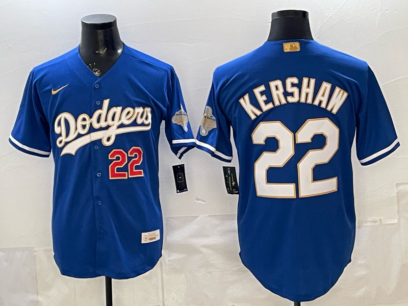 Men Los Angeles Dodgers #22 Kershaw blue Game 2026 Nike MLB Jersey 410002